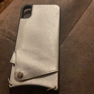 Silver pebble XS MAX IPHONE  CASE